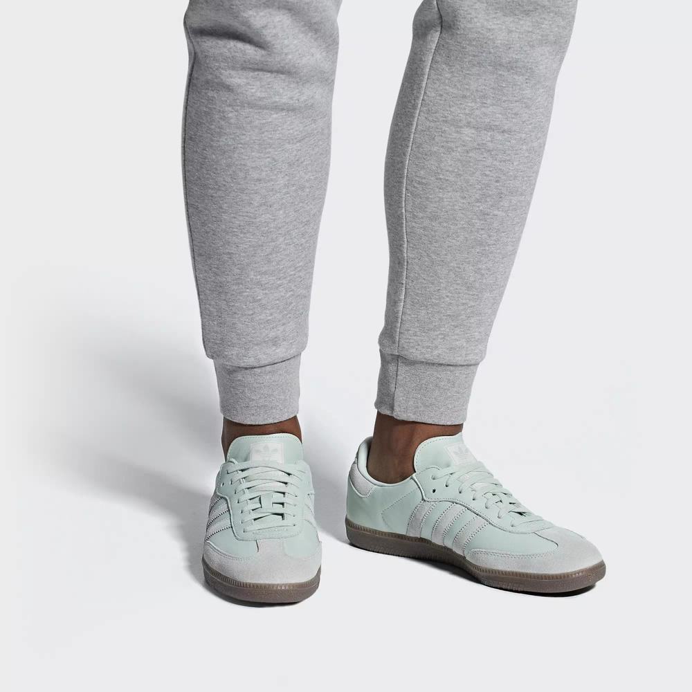 Adidas Samba OG Tenis Verdes Para Hombre (MX-33304)